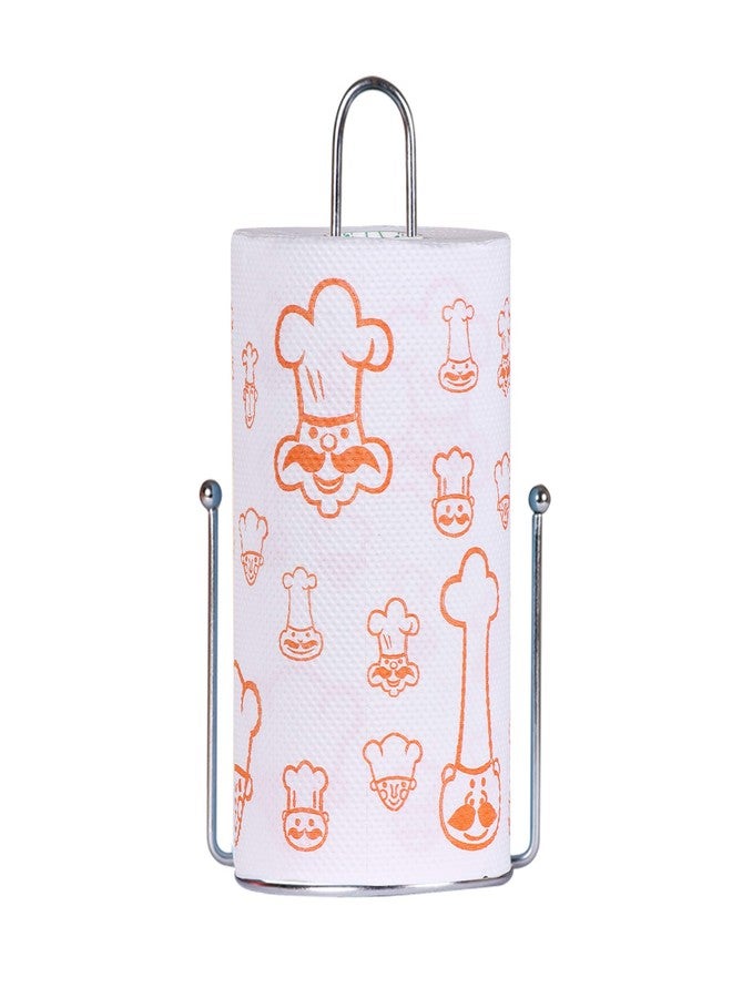 Beeta Kitchen Towel Paper Roll Stand- Kitchen Dispensor with Free Printed Roll 95 Pulls x 4 Ply ptd with Stand (Any Design)- 100% Natural Celluose Fiber - Image 4